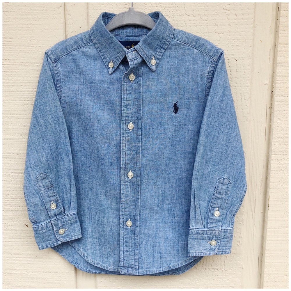 PERFECT Ralph Lauren Polo Chambray Button-up!